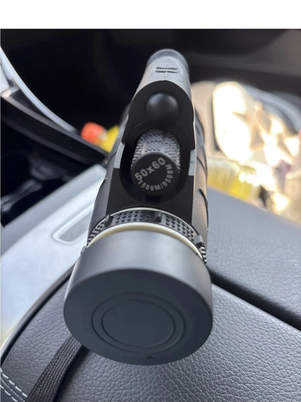 Galena Black 10x60 Spotting Scope Monocular - Compact Optic
